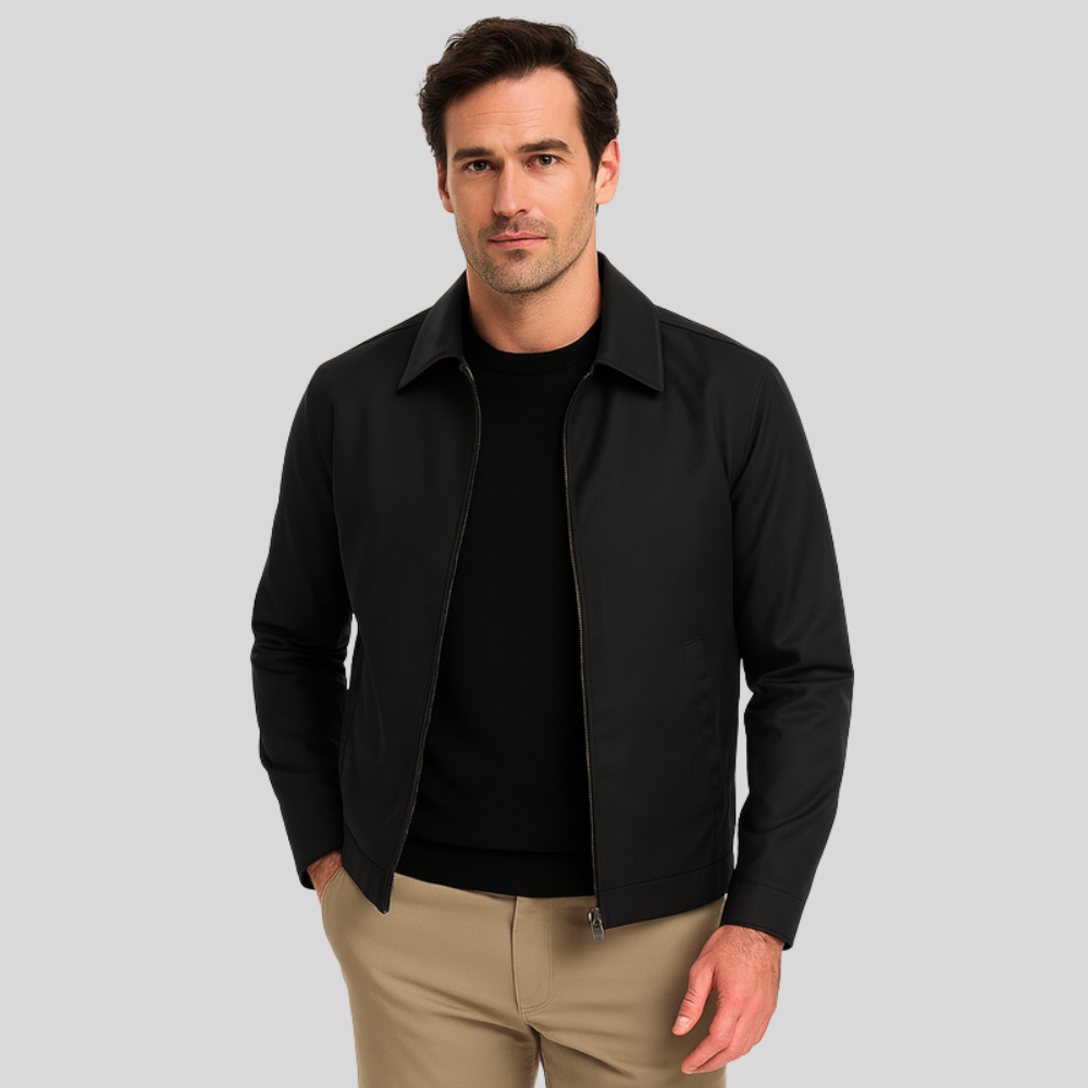 Men’s Slim Fit Zipper Jacket | Outerwear