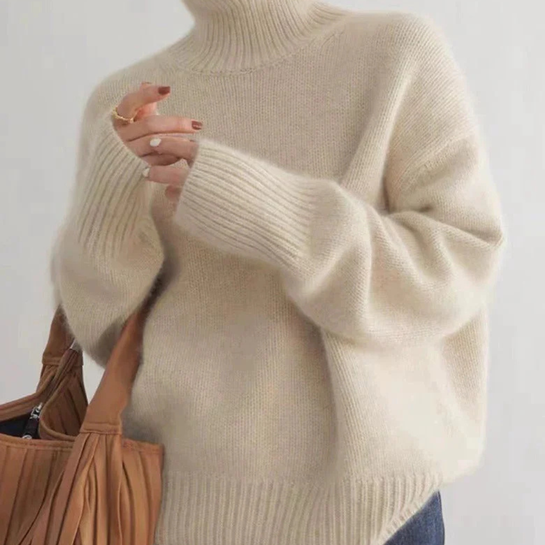 Iris | Winter-Ready Cashmere Turtleneck Sweater