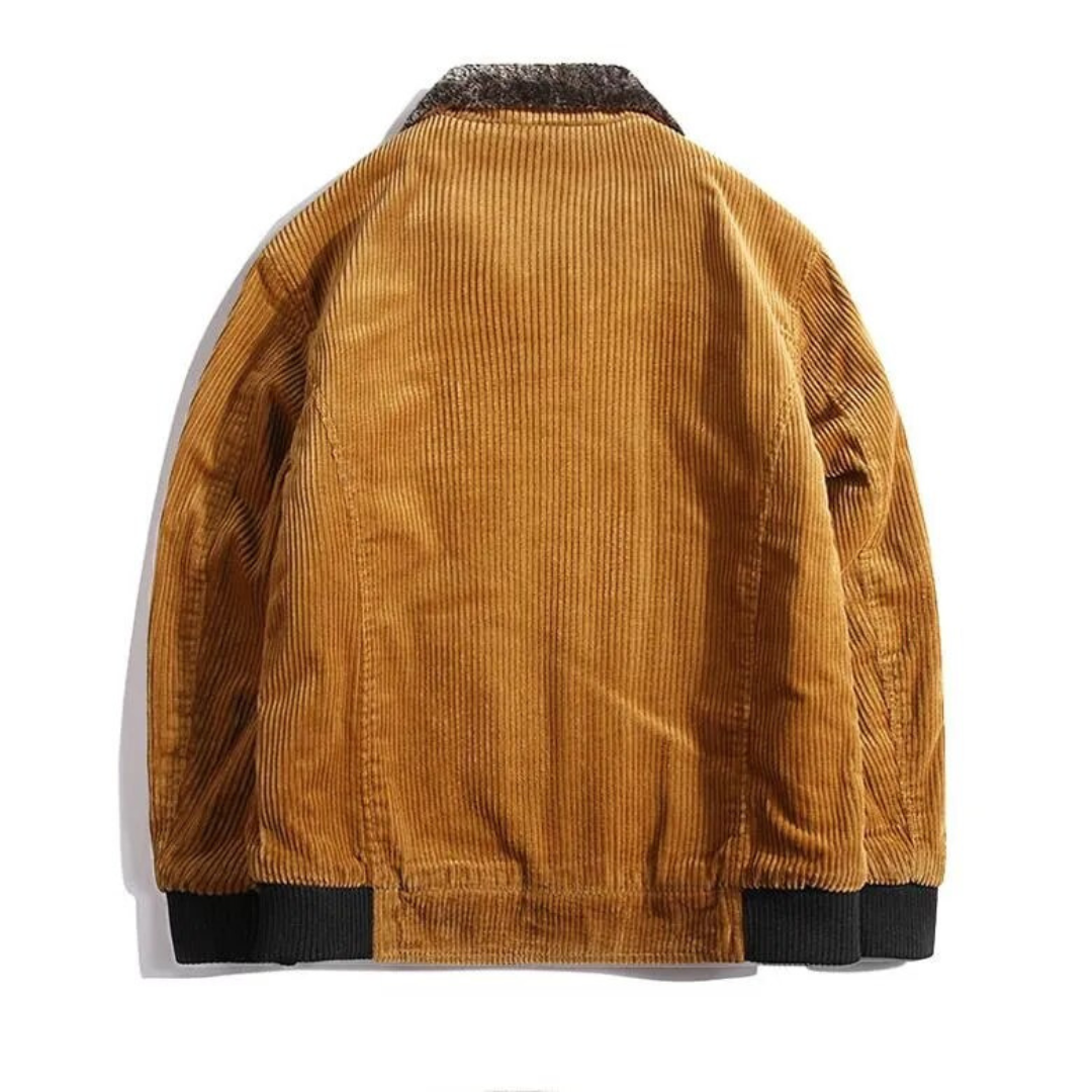 Men's Zip-Up Corduroy Jacket | Outerwear