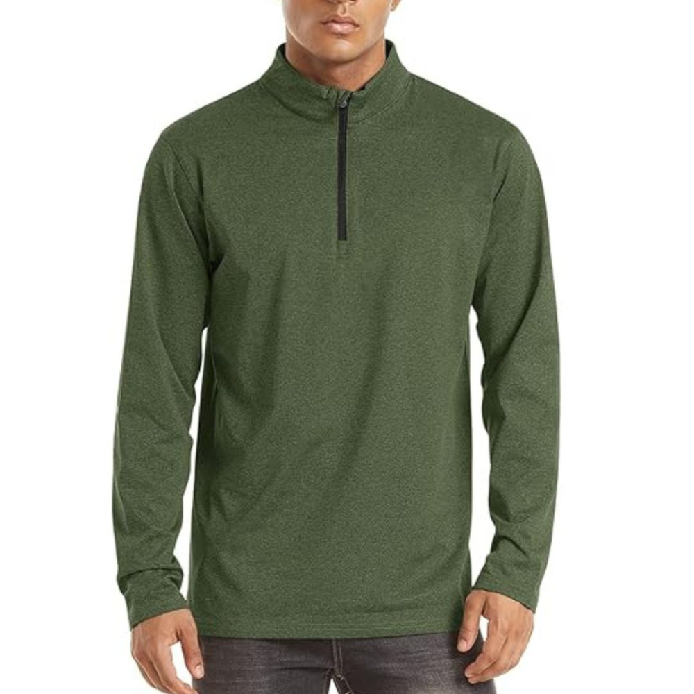 Men's Lightweight Zip Pullover | Casual