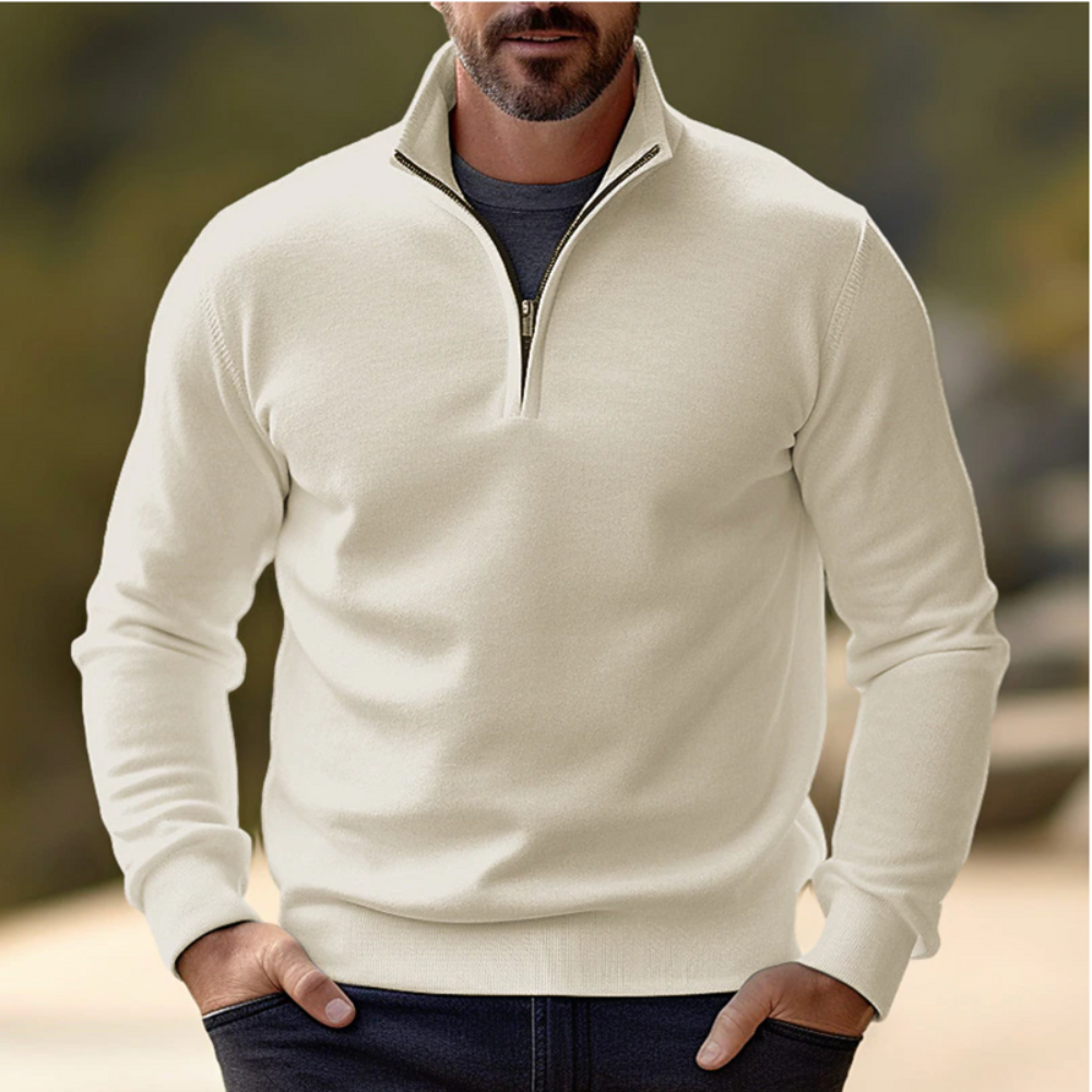 Men’s Casual Zipper Shirt | Pullover