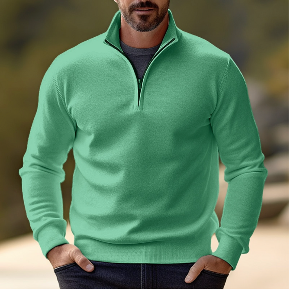 Men’s Casual Zipper Shirt | Pullover