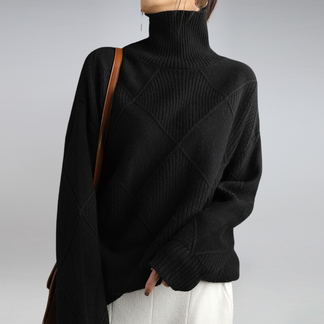 Tabitha | Winter-Ready Women's Cashmere Turtleneck Sweater