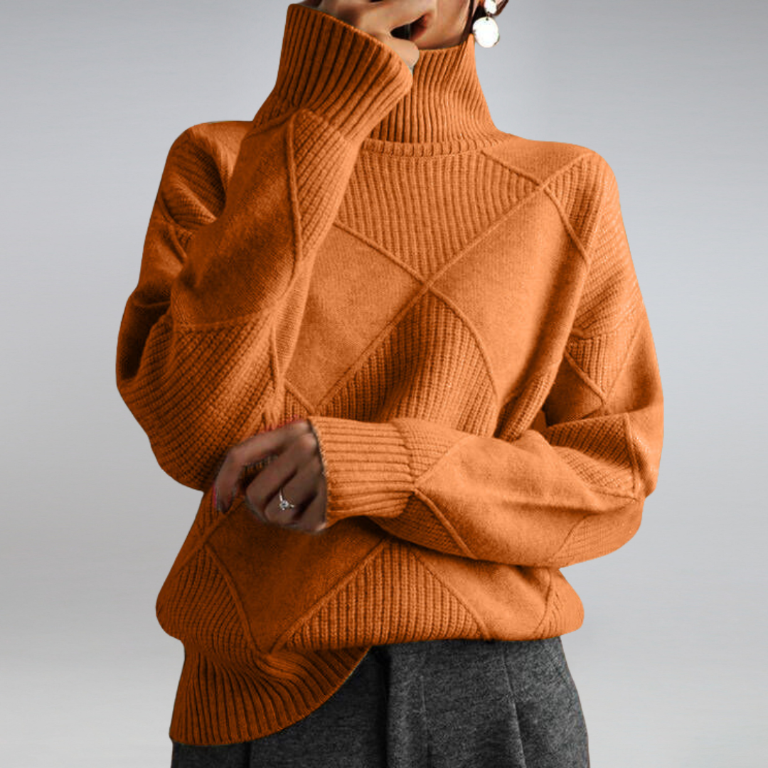 Tabitha | Winter-Ready Women's Cashmere Turtleneck Sweater