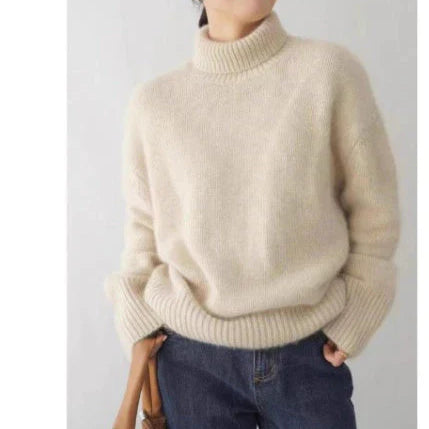 Iris | Winter-Ready Cashmere Turtleneck Sweater
