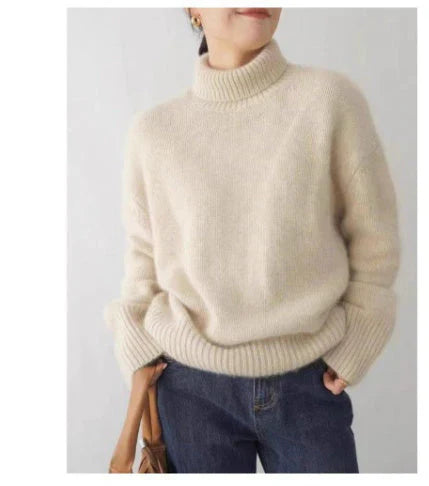 Iris | Winter-Ready Cashmere Turtleneck Sweater