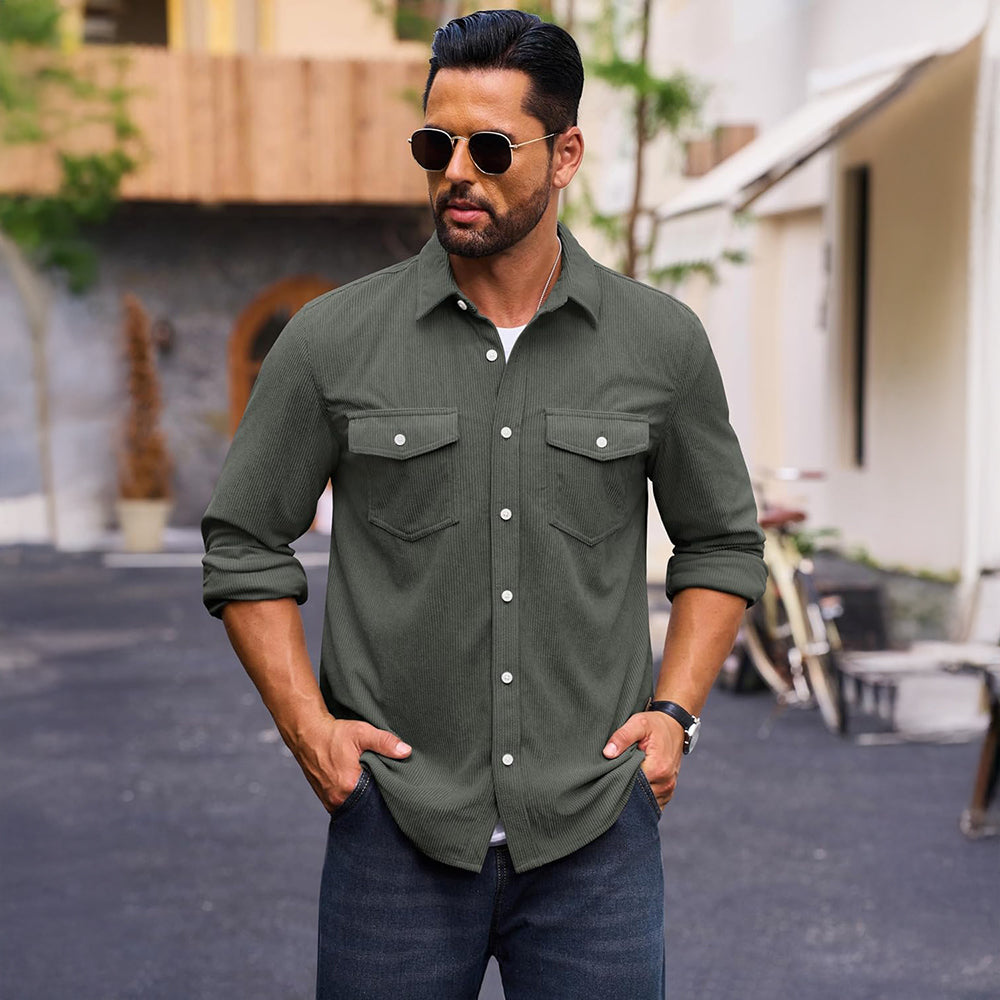 Men's Corduroy Shirt Jacket | Casual