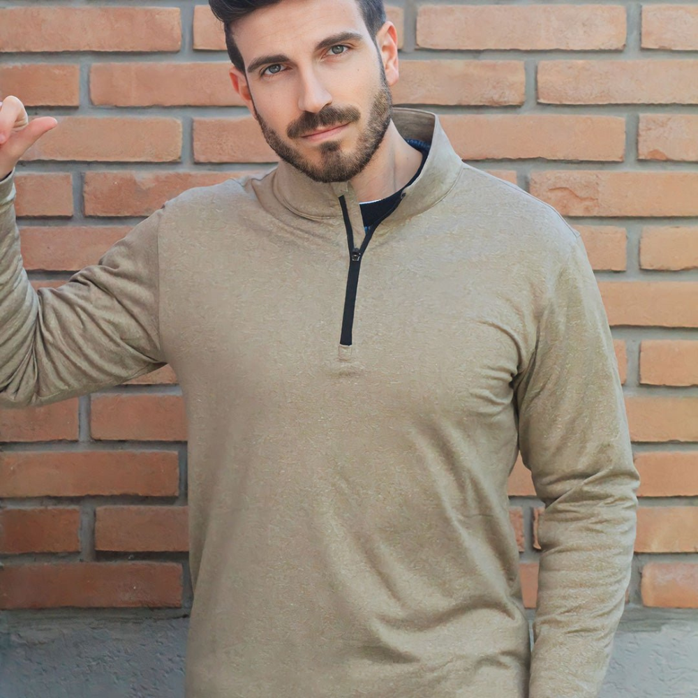 Men's Lightweight Zip Pullover | Casual