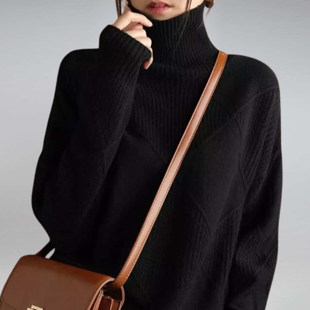 Tabitha | Winter-Ready Women's Cashmere Turtleneck Sweater