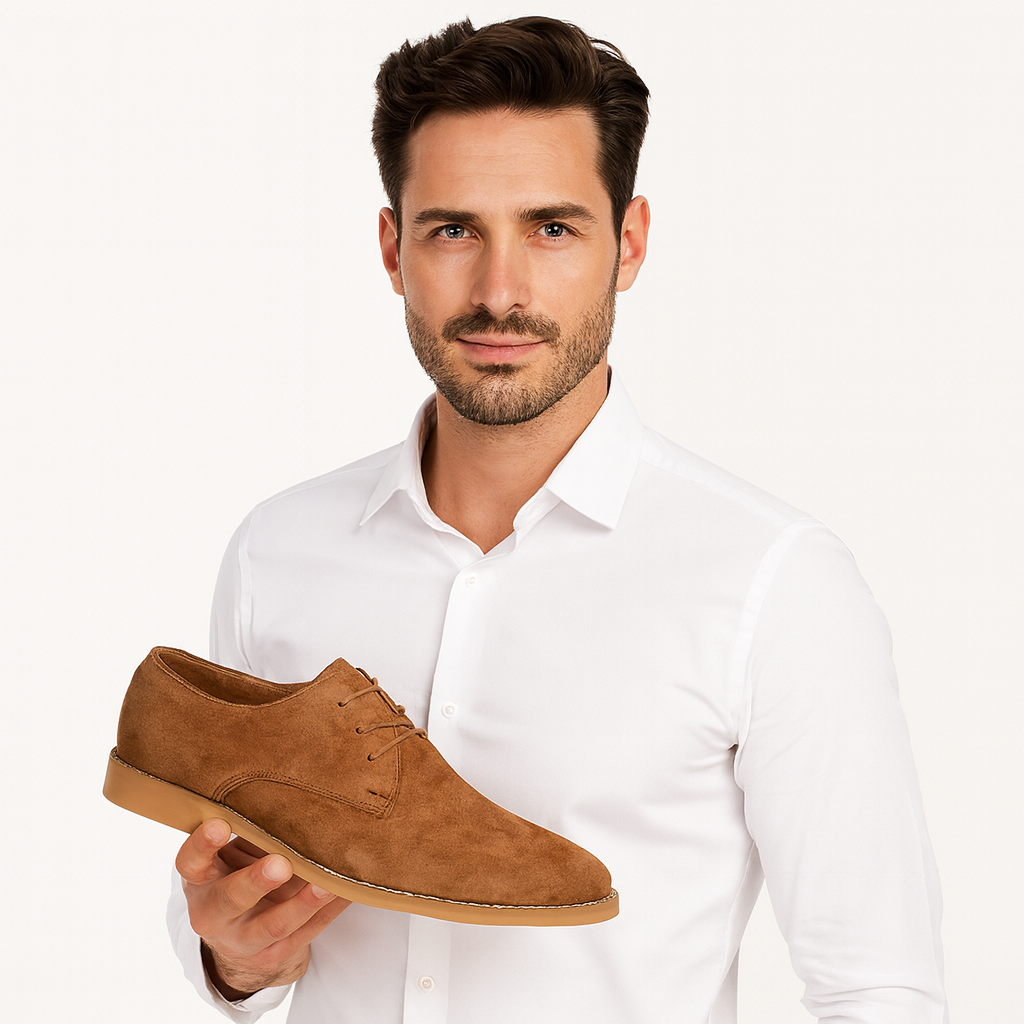 Robert | Men’s Suede Oxford Shoes | Comfortable