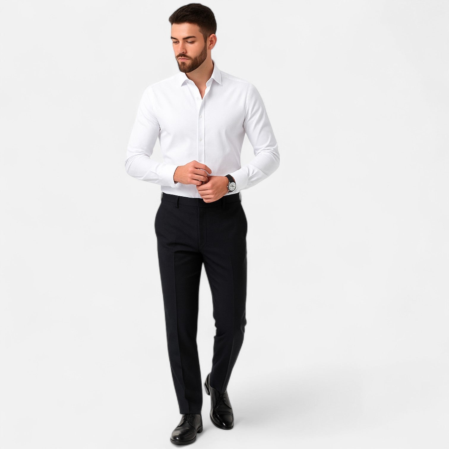 Men’s Classic Wrinkle-Free Shirt – Timeless Elegance, Effortless Maintenance