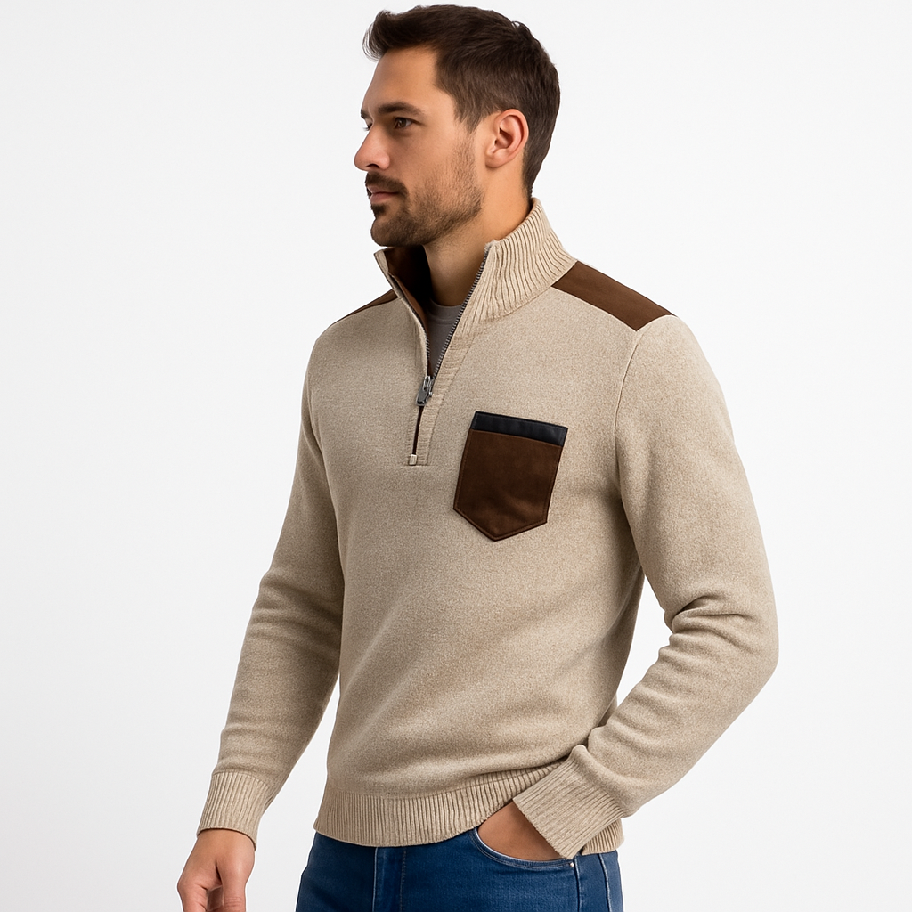 Men's Quarter-Zip Sweater | Casual