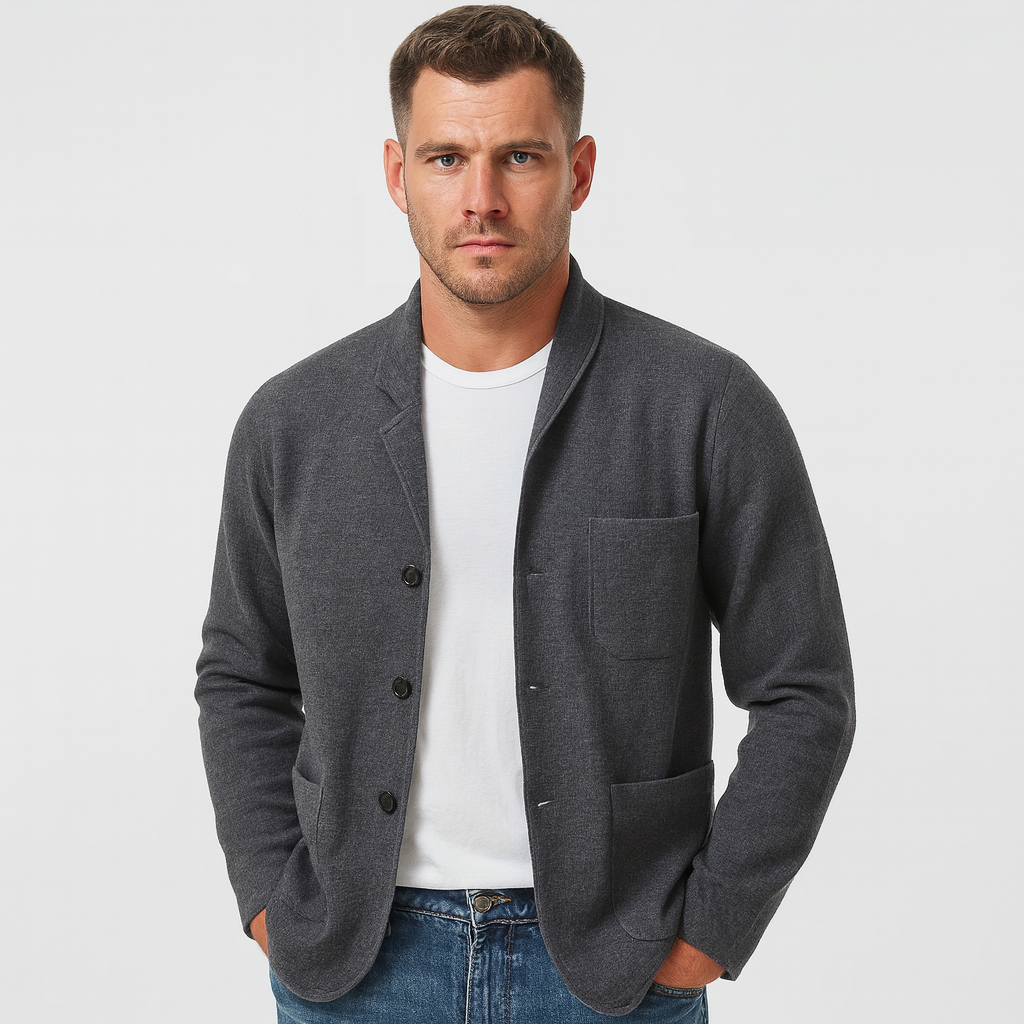 Men's Casual Buttoned Jacket | Soft