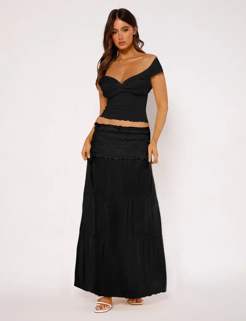 Charlie - Textured Twist Two Piece Set