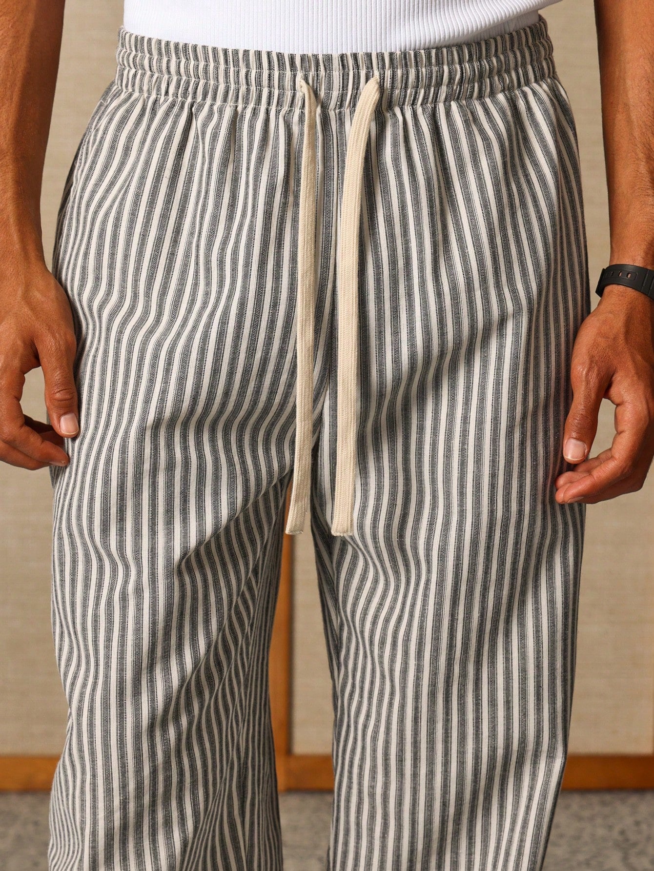 Liam - Casual Striped Skater Pants