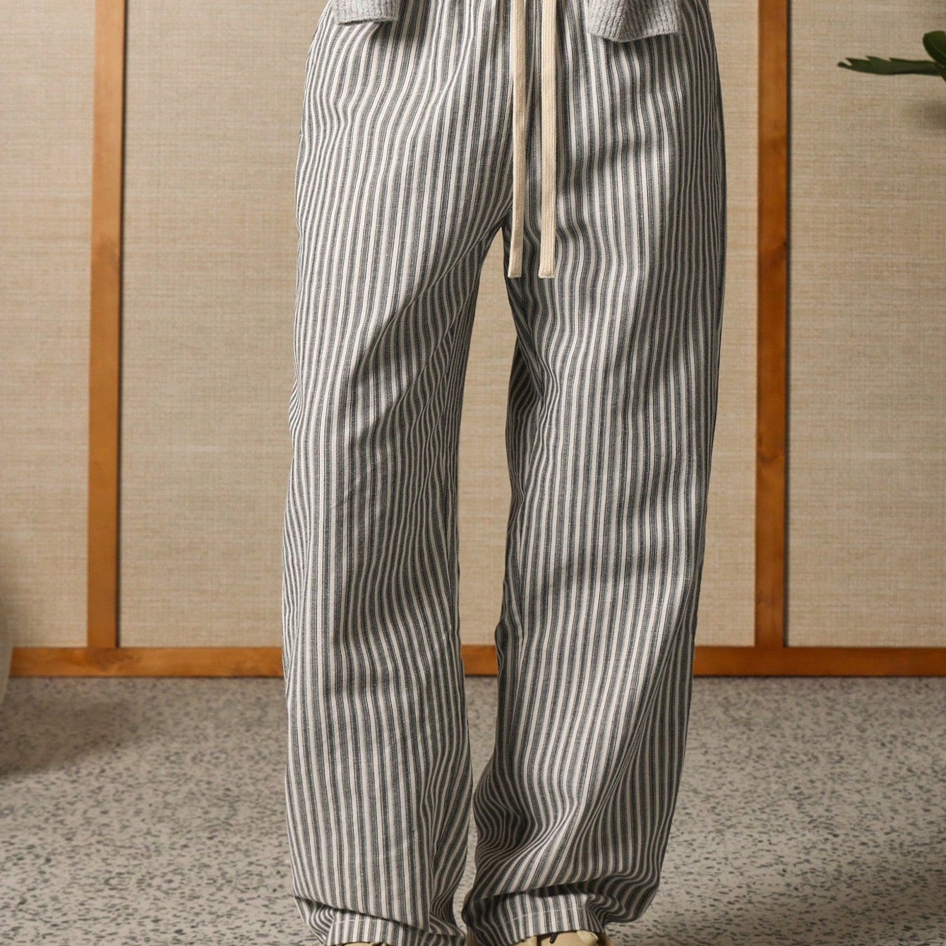 Liam - Casual Striped Skater Pants