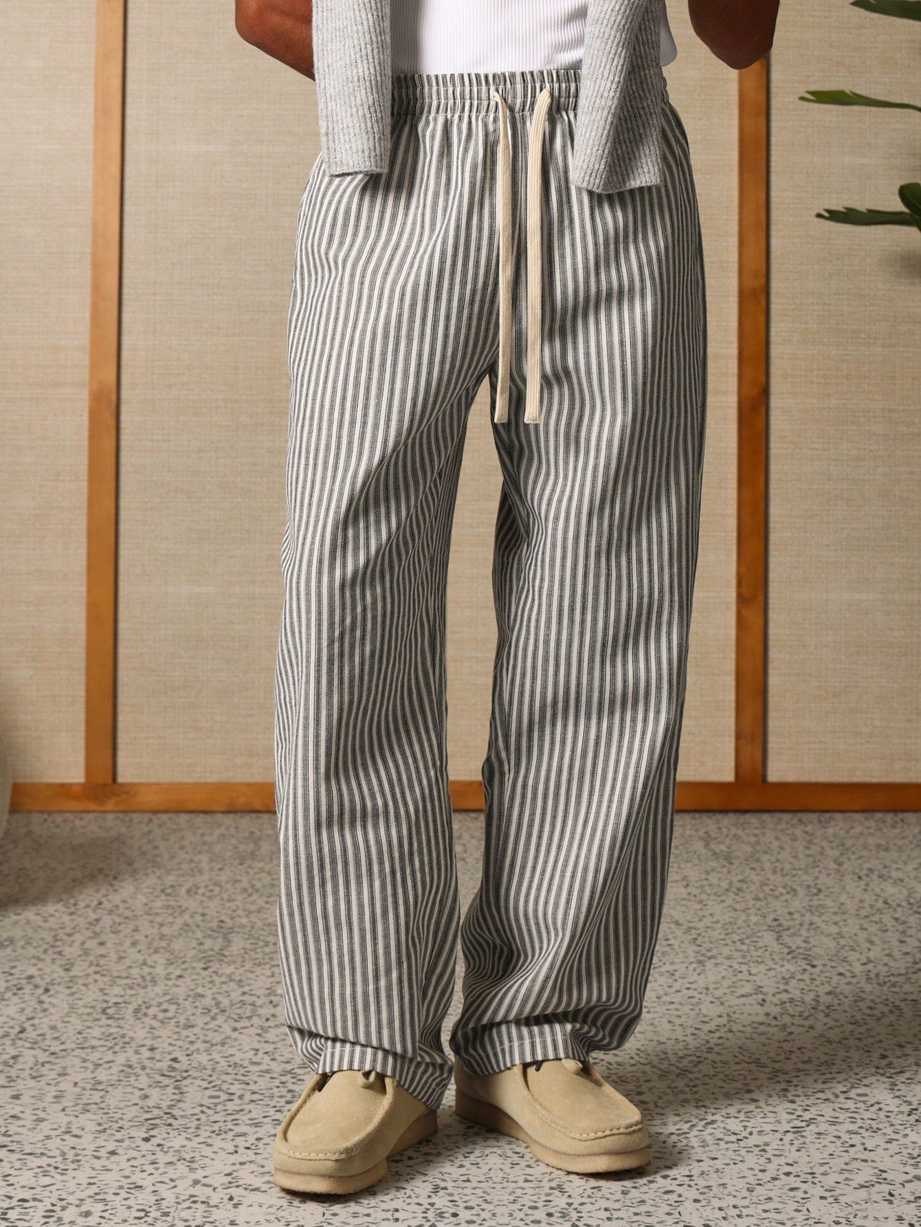 Liam - Casual Striped Skater Pants