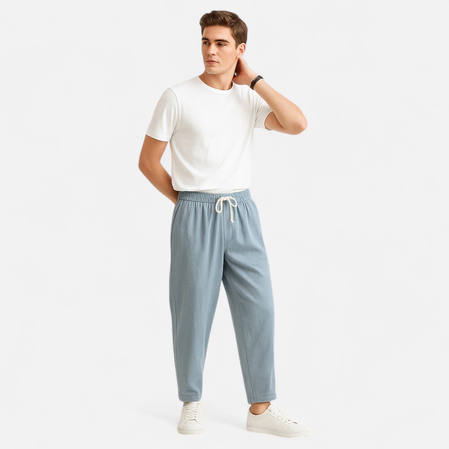 Men’s Cotton-Linen Trousers – Effortless Sophistication, Everyday Comfort