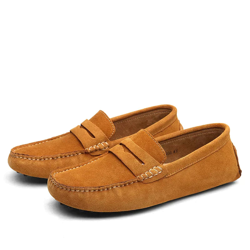 Men's Italian Style Suede Loafers