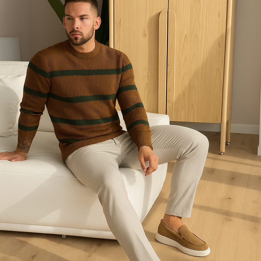 Oscar – Casual Summer Sweater in Wool