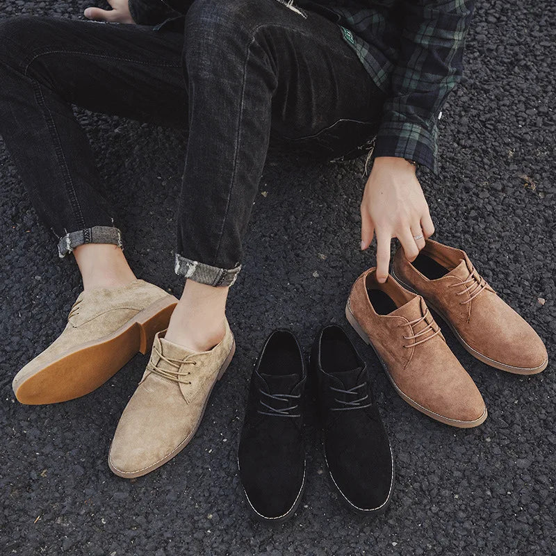 Robert | Men’s Suede Oxford Shoes | Comfortable