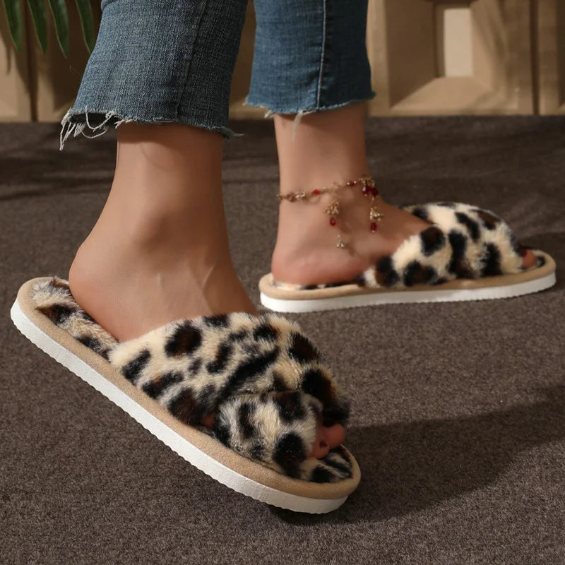 Beatrice | Women's Cozy Open-Toe Slippers