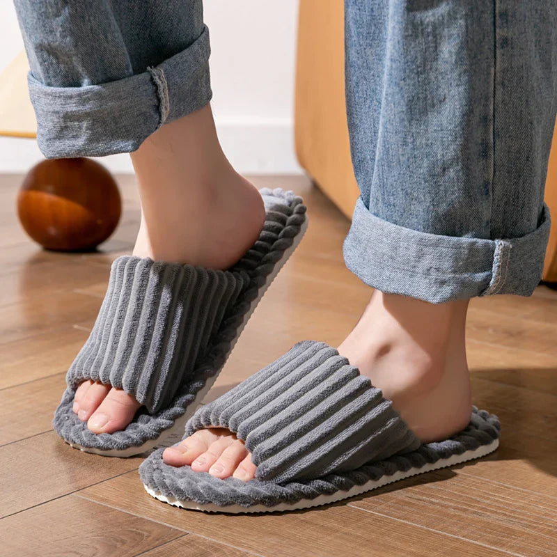 Sophia | Women's Open-Toe Indoor Slippers