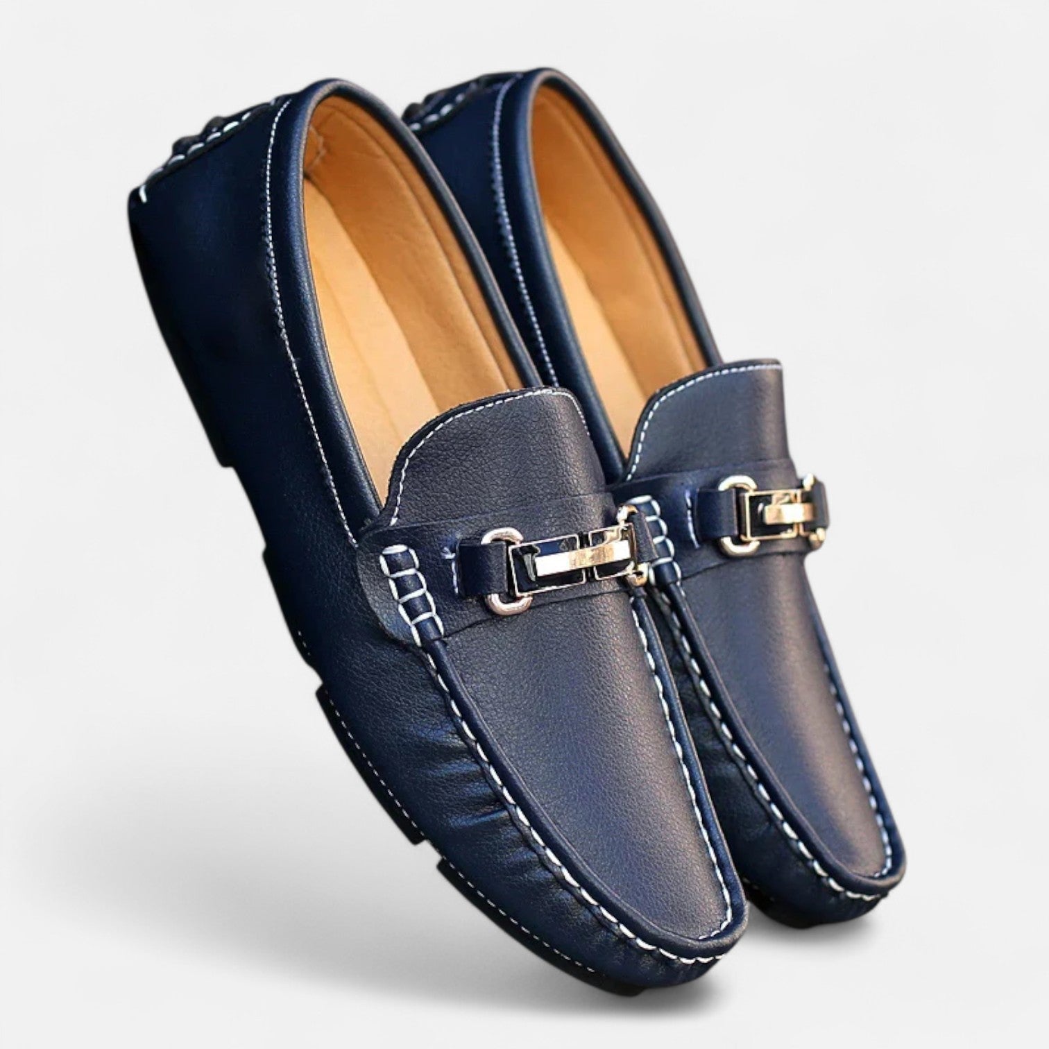 Torino Genuine Leather Loafers – Classic Craftsmanship, Effortless Sophistication