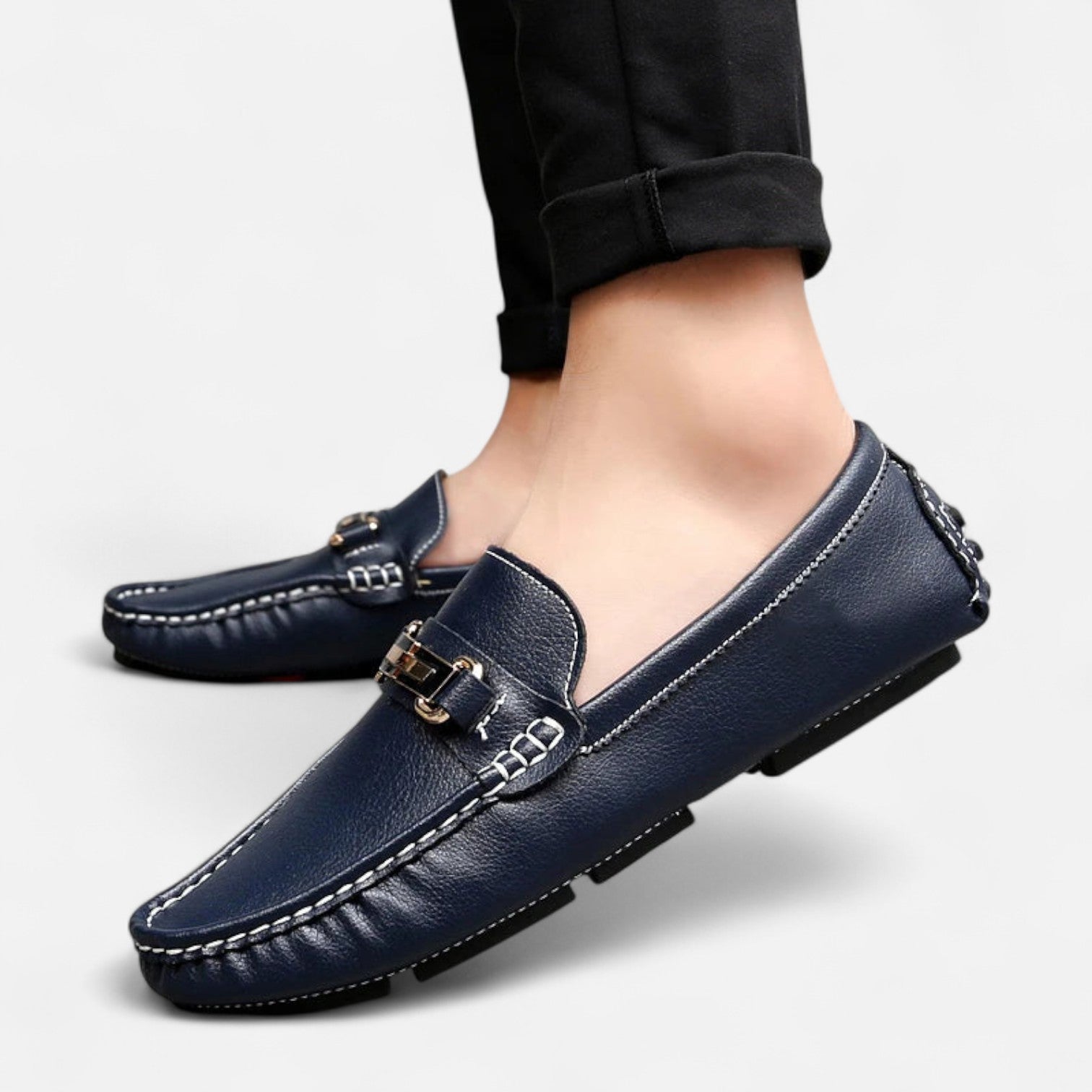 Torino Genuine Leather Loafers – Classic Craftsmanship, Effortless Sophistication
