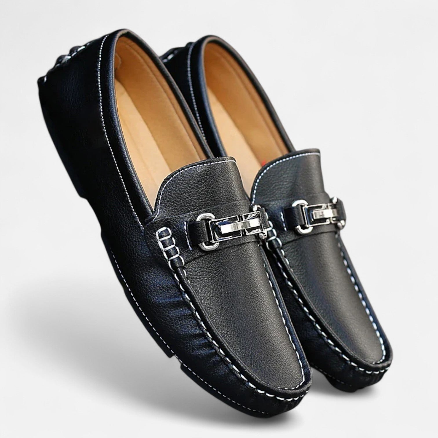 Torino Genuine Leather Loafers – Classic Craftsmanship, Effortless Sophistication