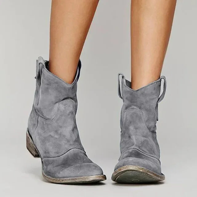 Amelia | Vintage Cowboy Ankle Boots