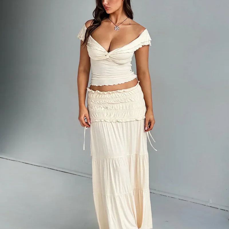 Charlie - Textured Twist Two Piece Set