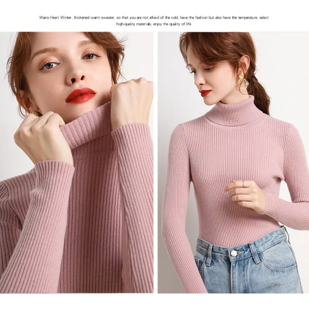 Juliette | Winter-Ready Cashmere Turtleneck Sweater
