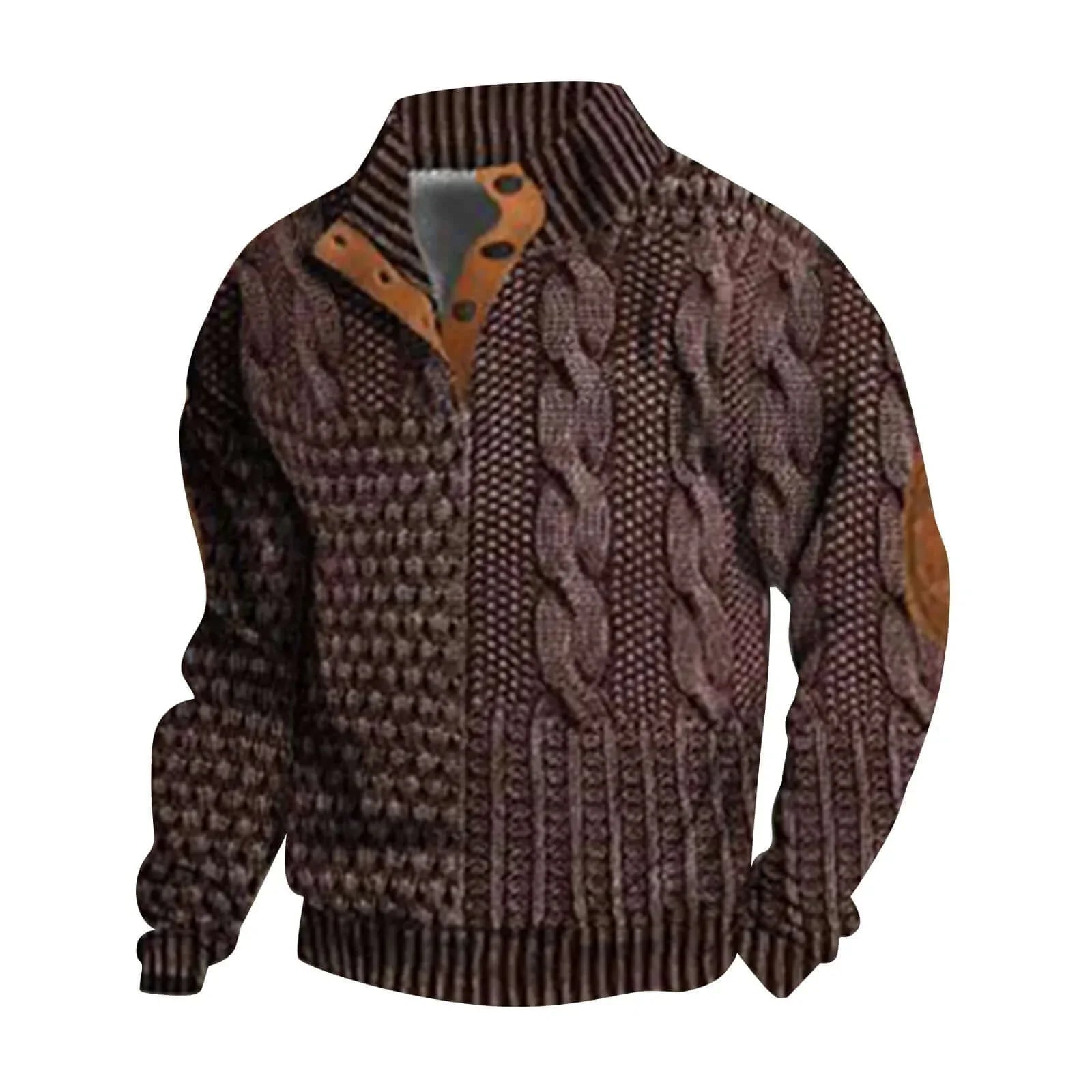 Bluma - Casual retro cashmere sweater for men