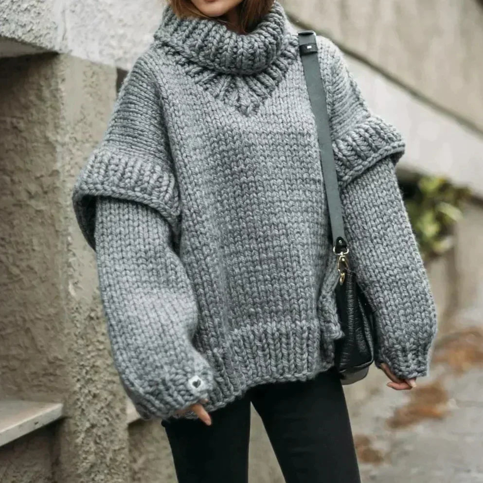 Margot | Cozy Oversized Turtleneck Sweater for Winter