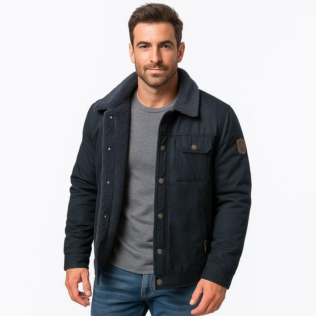 Men's Sherpa Lined Jacket | Casual
