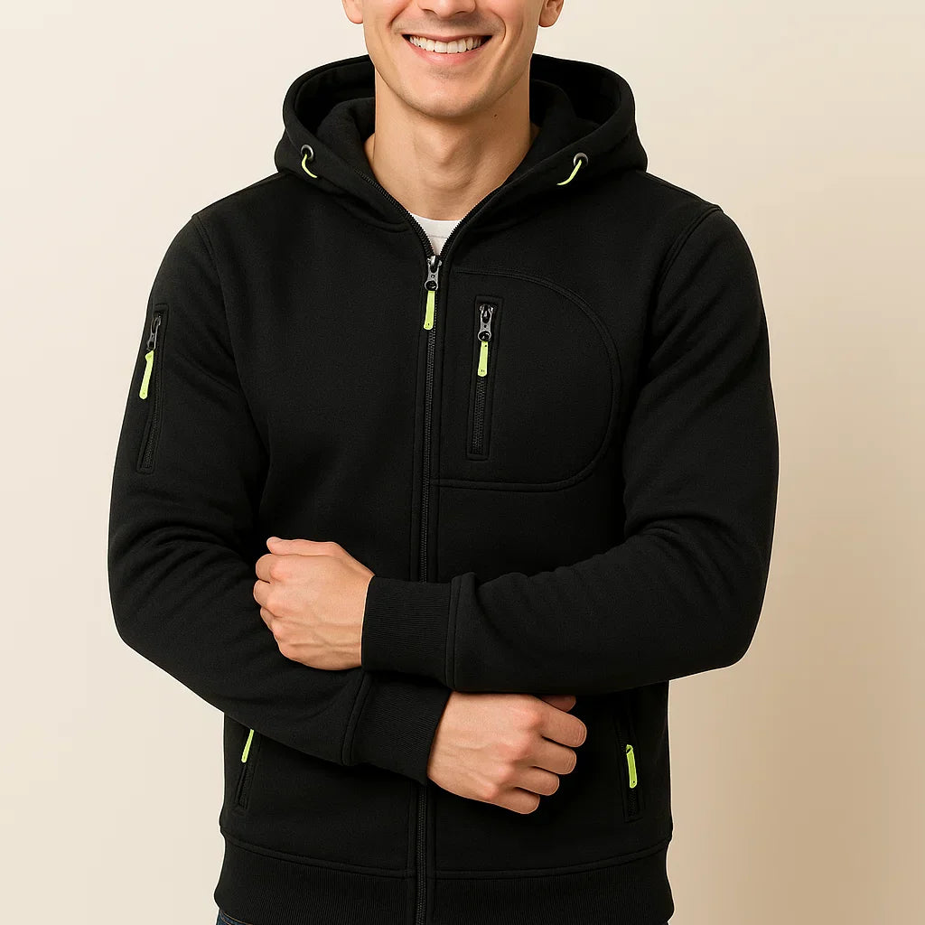 Soft Men's Hoodie with Zipper