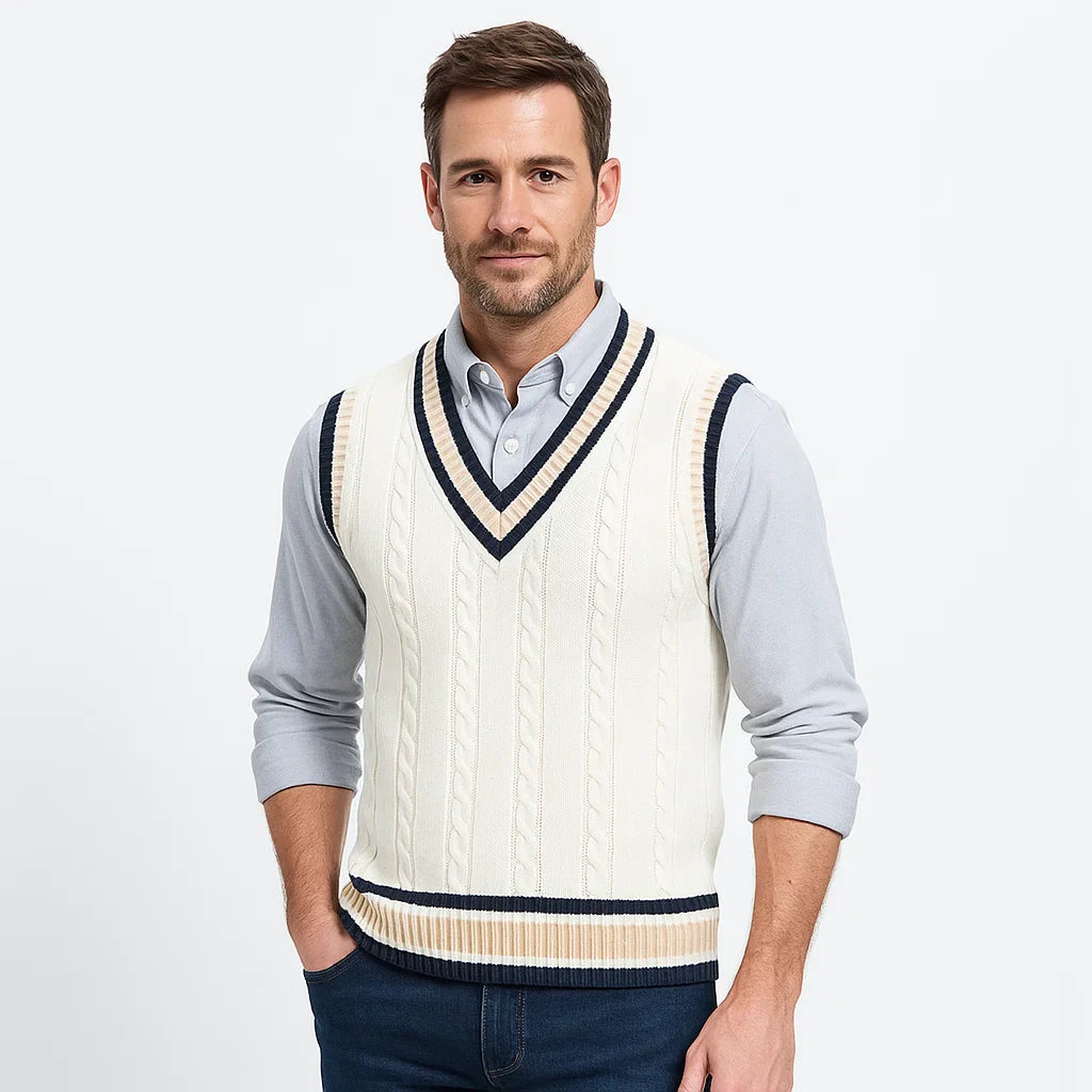 Men’s Stylish Knit Vest | Sweater