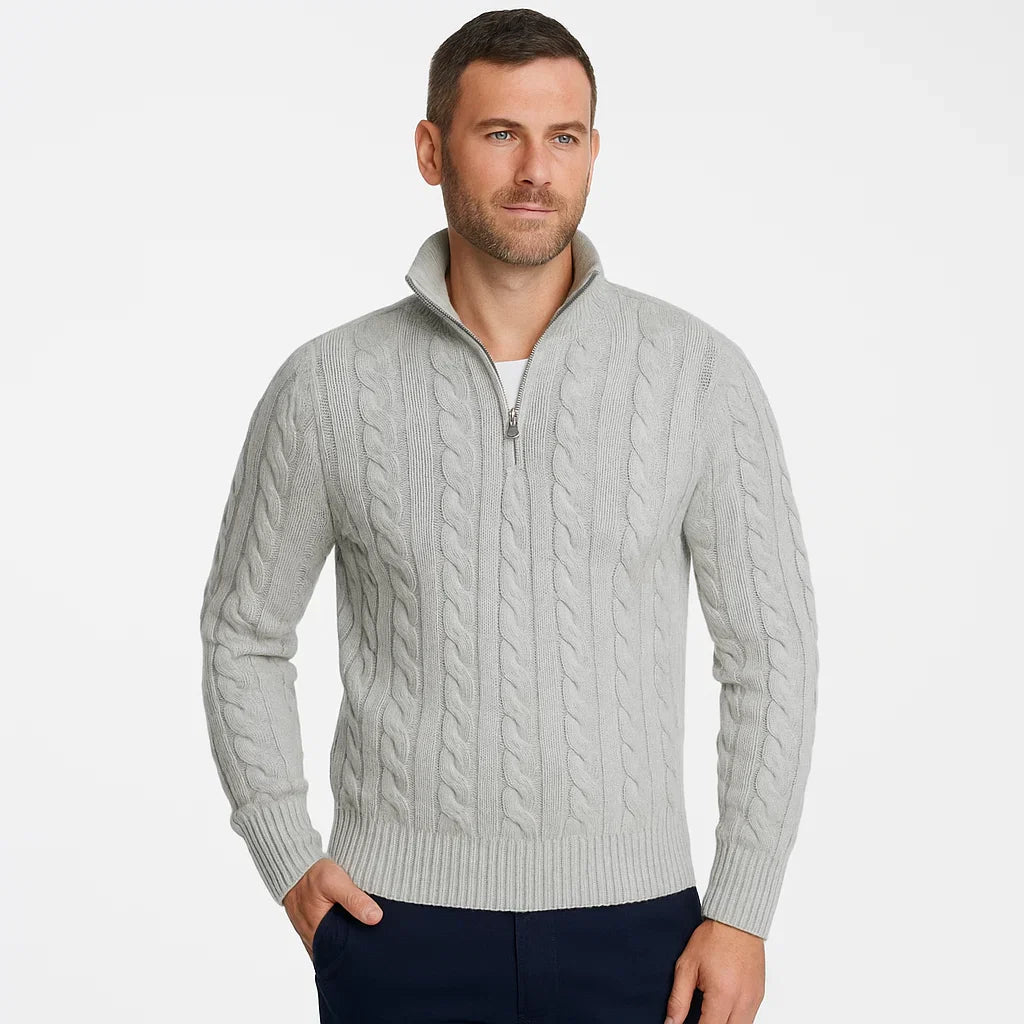 Men’s Knit Zip Sweater | Pullover