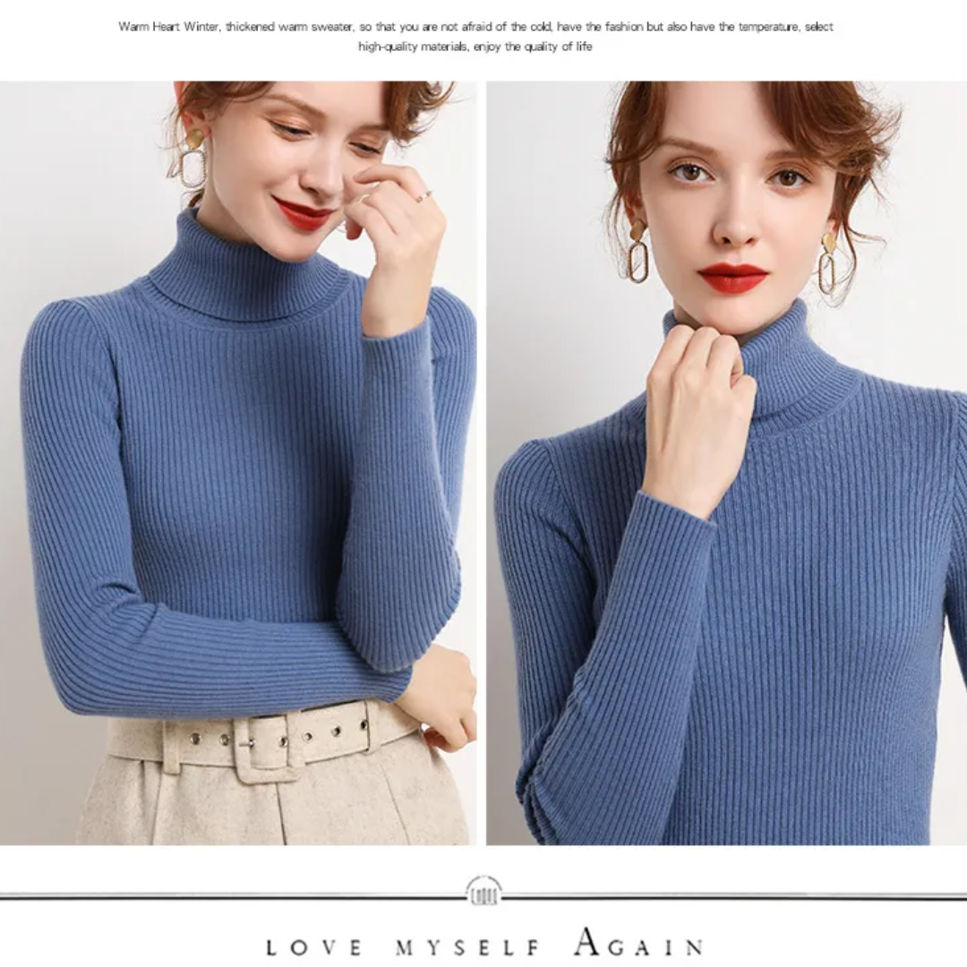 Juliette | Winter-Ready Cashmere Turtleneck Sweater