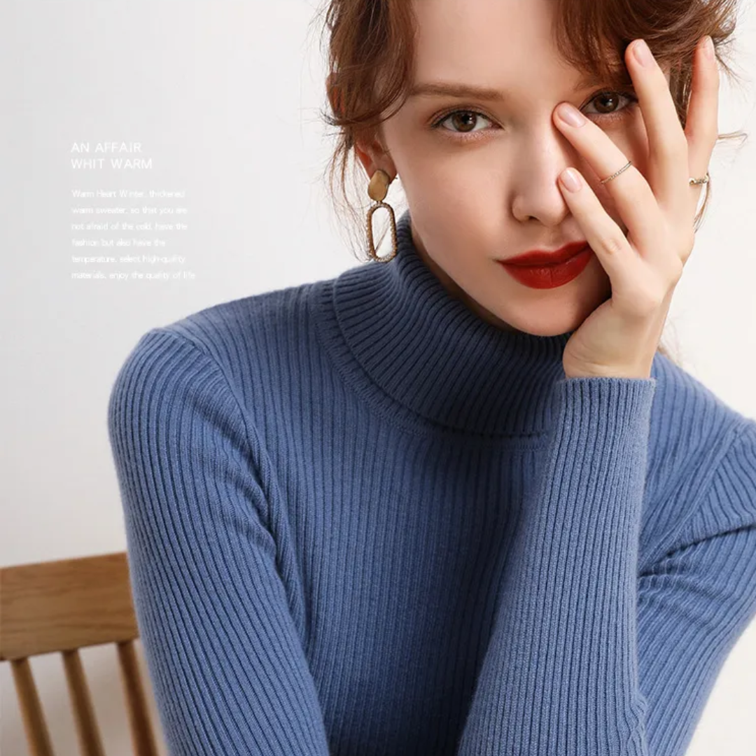 Juliette | Winter-Ready Cashmere Turtleneck Sweater