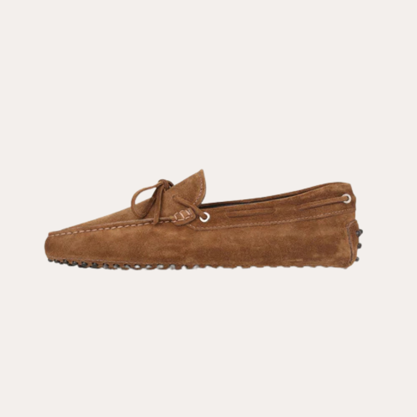 Suede Moccasins Brown