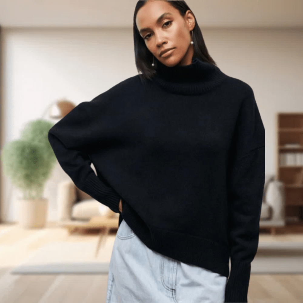 Lucille | Winter-Ready Women's Turtleneck Sweater