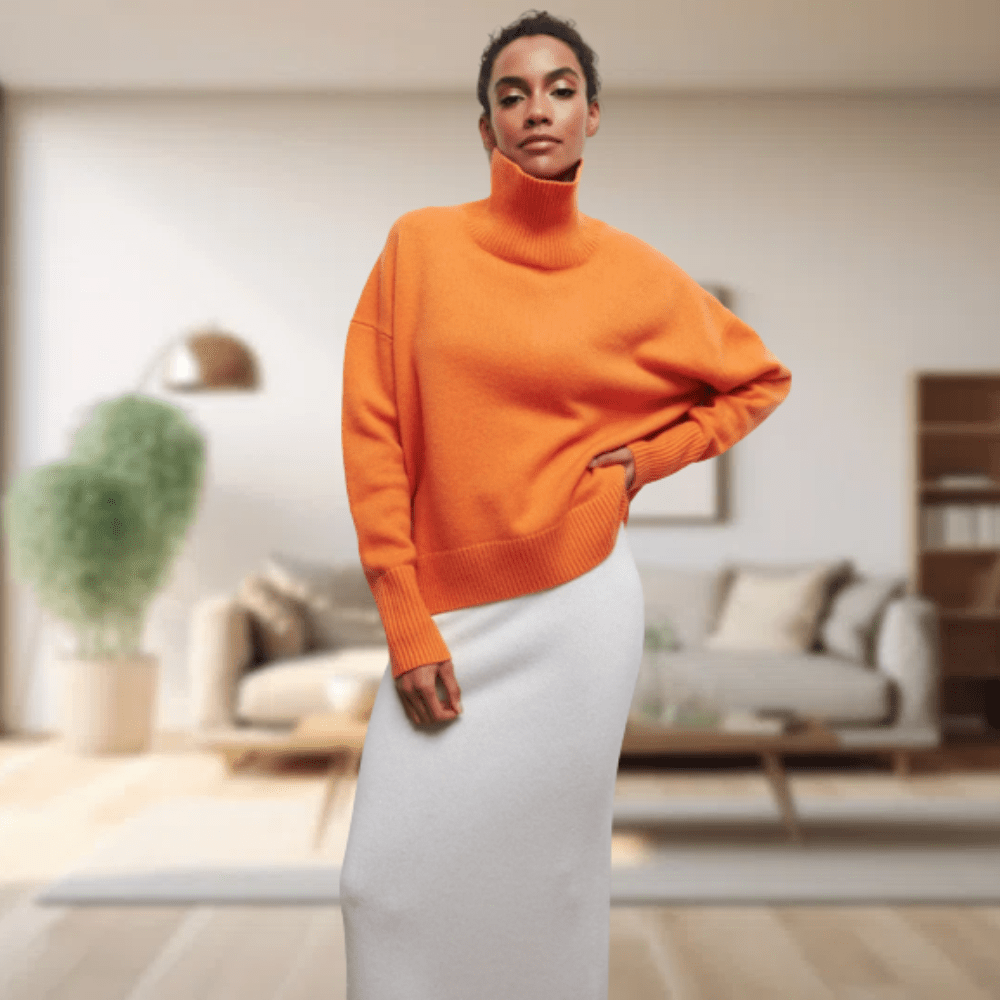 Lucille | Winter-Ready Women's Turtleneck Sweater