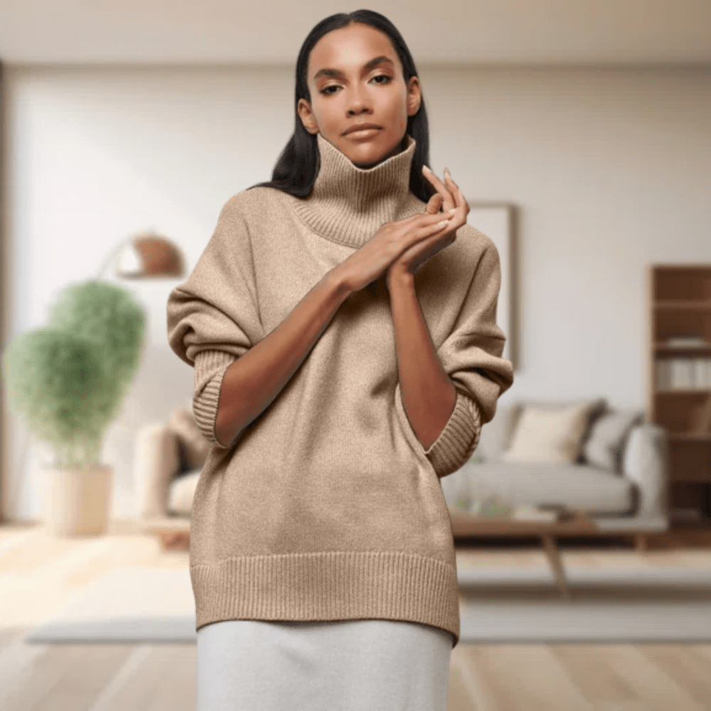 Lucille | Winter-Ready Women's Turtleneck Sweater