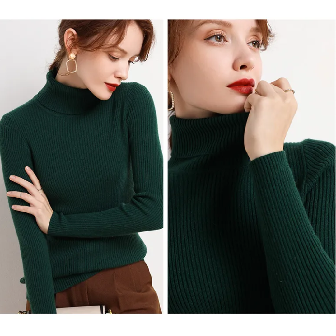 Juliette | Winter-Ready Cashmere Turtleneck Sweater