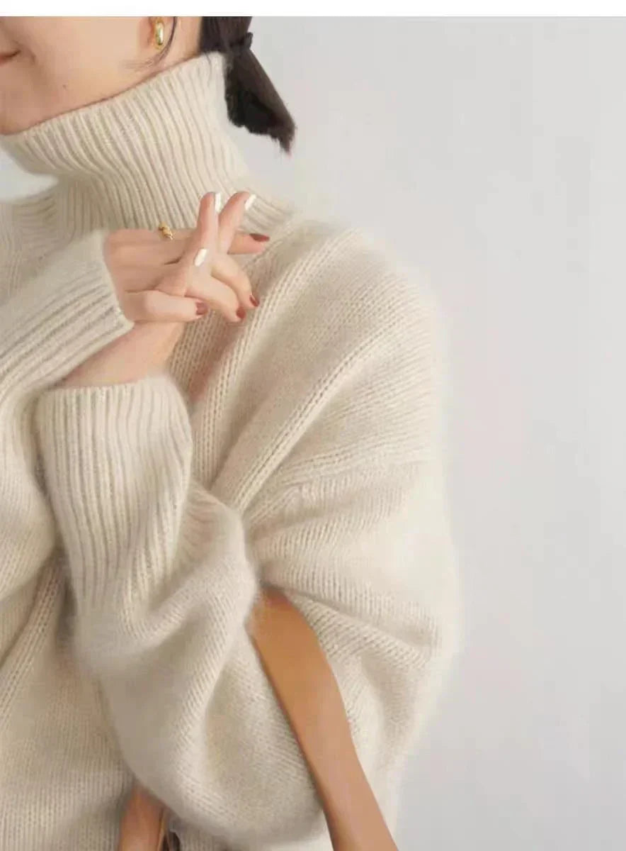 Iris | Winter-Ready Cashmere Turtleneck Sweater