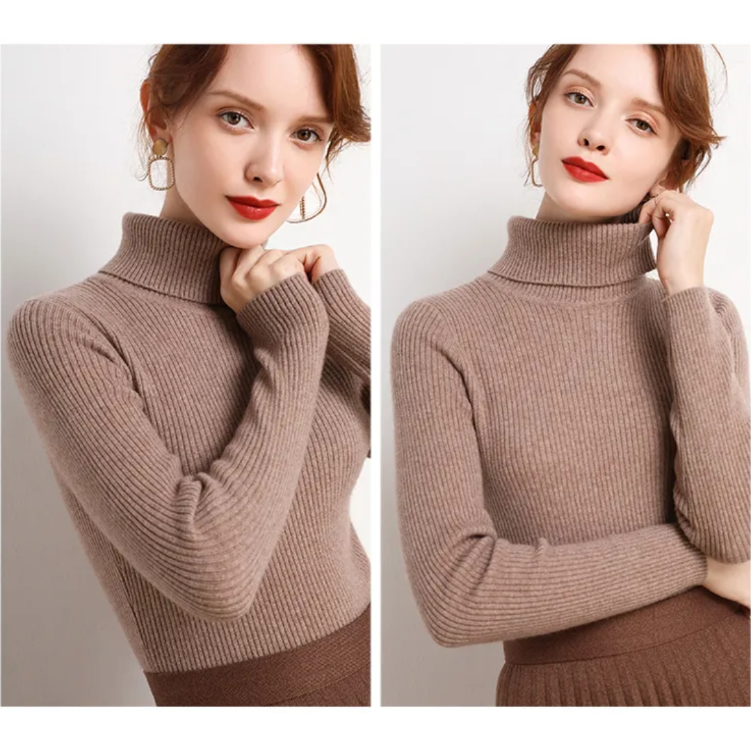 Juliette | Winter-Ready Cashmere Turtleneck Sweater