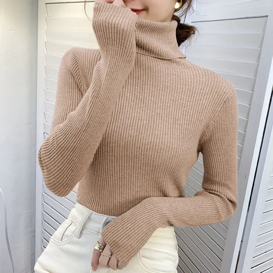 Juliette | Winter-Ready Cashmere Turtleneck Sweater