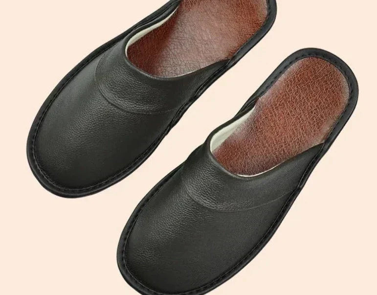 Leather Men's Slippers - Lucas